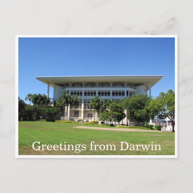 Carte Postale darwin parlement (Devant)