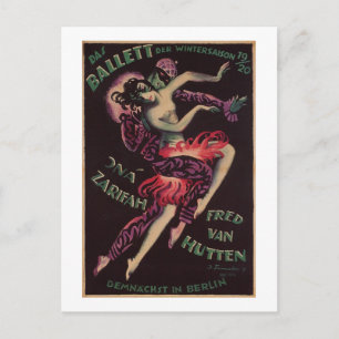 Carte Postale Das Ballett (Le Ballet), Josef Fenneker