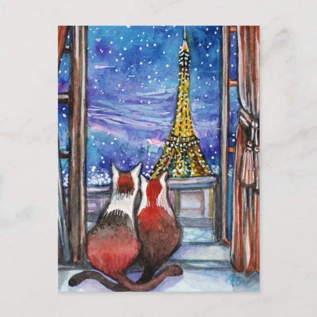 Carte Postale Date dans la nuit (Devant)