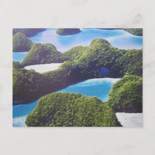 Carte postale d'atoll Pacifique