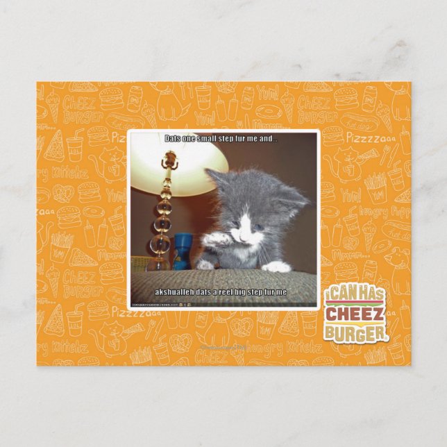 Carte Postale Dats une petite étape me fourrure (Devant)