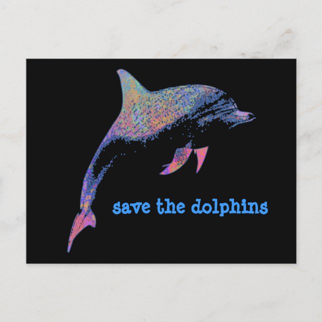 Carte Postale dauphin (Devant)