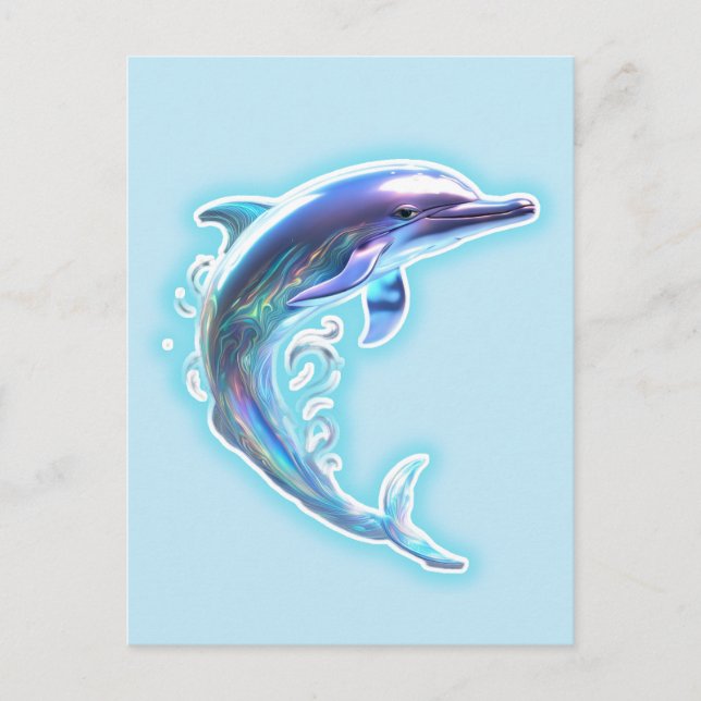 Carte Postale Dauphin (Devant)