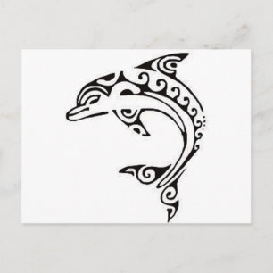 Carte Postale Dauphin maori