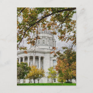 Carte postale d'automne de la capitale du Missouri