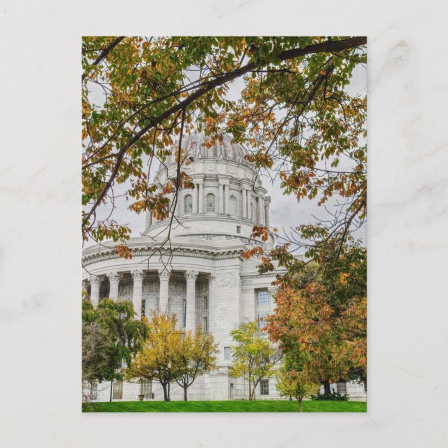 Carte postale d'automne de la capitale du Missouri (Devant)