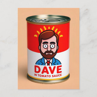 Carte Postale Dave dans la sauce tomate