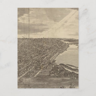 Carte Postale Davenport, Iowa, vue du sud-ouest