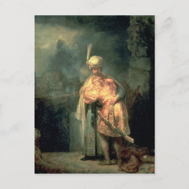 Carte Postale David et Jonathan, 1642 (Devant)