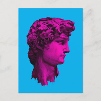 Carte Postale David Michelangelo Fuchsia