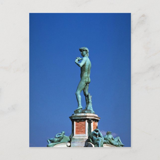 Carte Postale David, Piazza Michelangelo, Florence, Italie (Devant)
