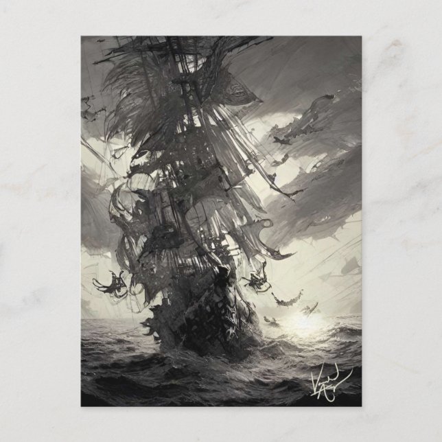 Carte Postale Davy Jones Locker (Devant)