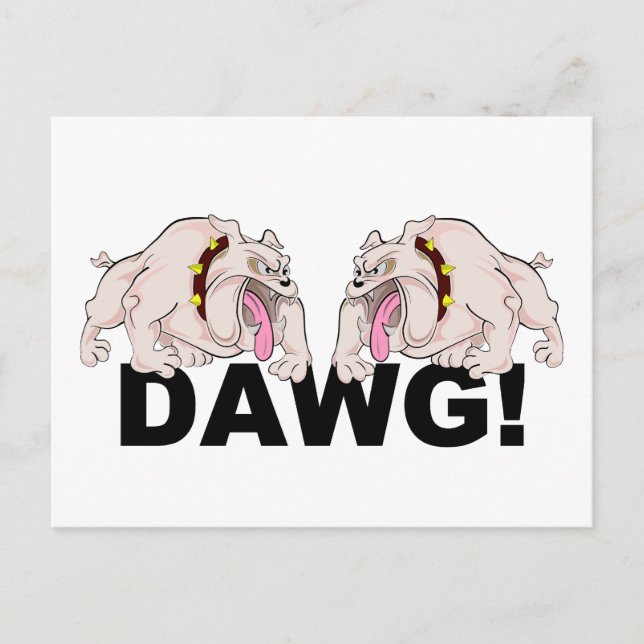 Carte postale DAWG !, personnaliser (Devant)