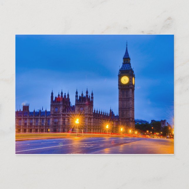 Carte Postale Dawn Light Londres (Devant)
