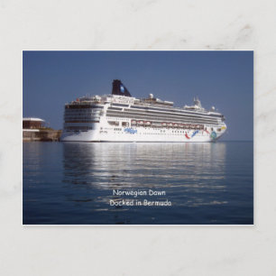 Carte Postale Dawn norvégien aux Bermudes