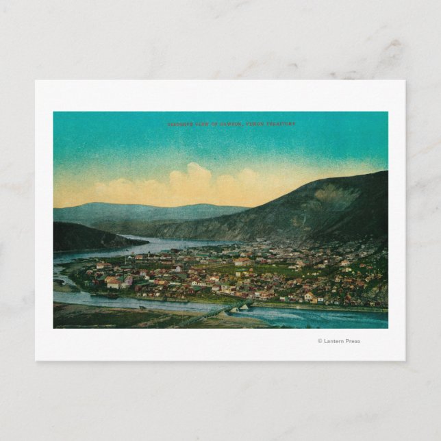 Carte Postale Dawson (Alaska) Yukon Town View (Devant)