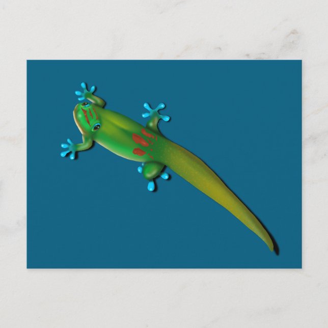 Carte Postale Day Gecko (Devant)