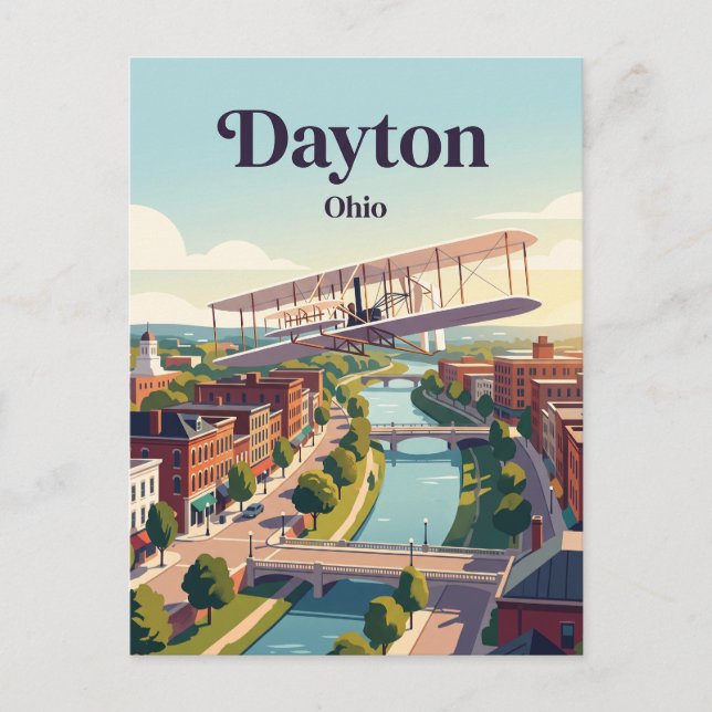 Carte Postale Dayton, Ohio (Devant)