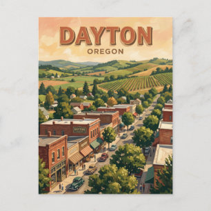 Carte Postale Dayton Oregon
