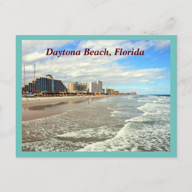 Carte postale Daytona Beach Florida Holiday (Devant)
