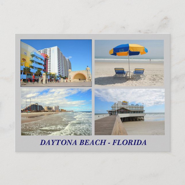 Carte Postale Daytona Beach Floride (Devant)