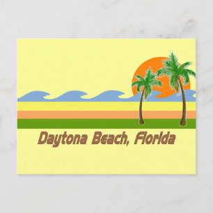 Carte Postale Daytona Beach Floride RETRO Tshirt