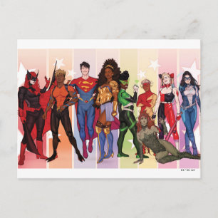 Carte Postale DC Pride Comic Cover 2022 Variant