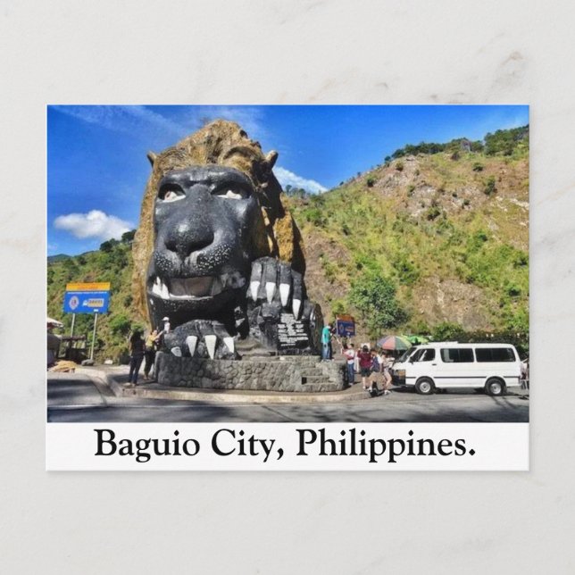 Carte postale de Baguio City, Philippines.  (Devant)