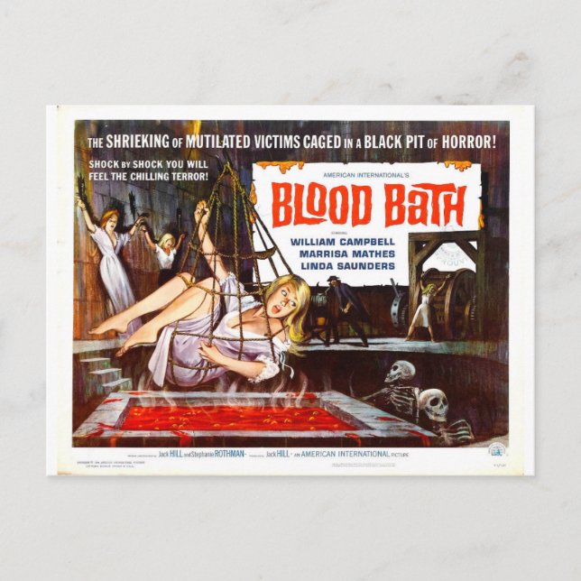 CARTE POSTALE DE BAIN SANGUIN (Devant)