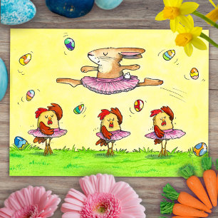 Carte postale de ballet de Pâques par Nicole Janes