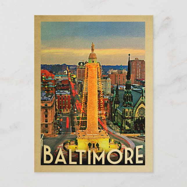 Carte postale de Baltimore (Devant)