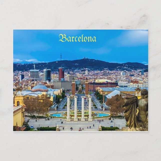 Carte postale de Barcelone (Devant)
