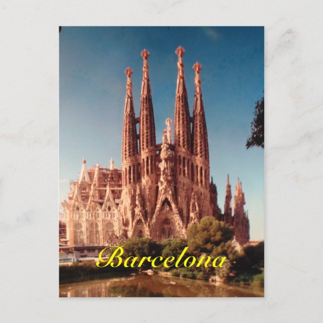 Carte postale de Barcelone (Devant)