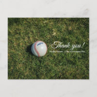Carte postale de base-ball simple Sporty