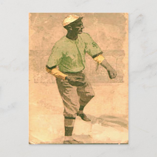 Carte Postale De Baseball vintage En Style Cool (Devant)