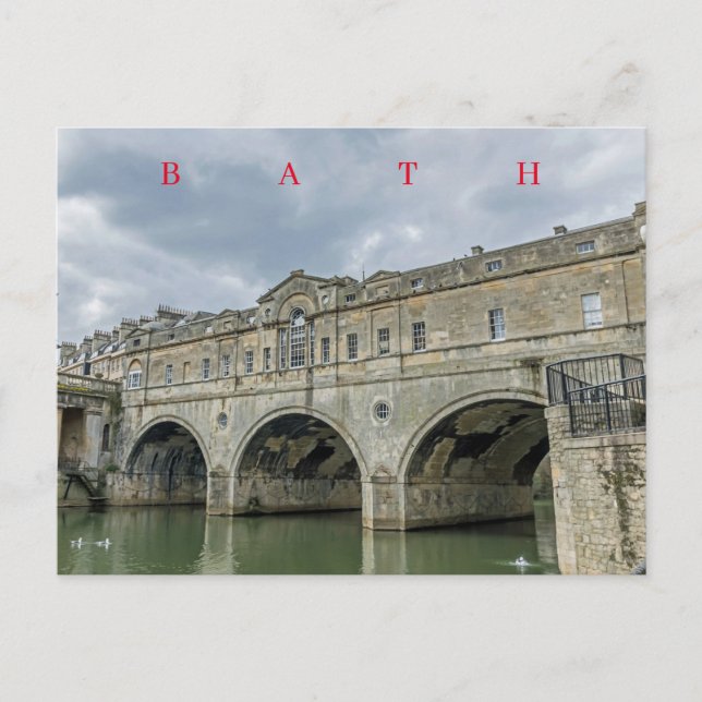 Carte postale de Bath Pulteney Bridge (Devant)