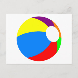 Carte postale de Beach Ball