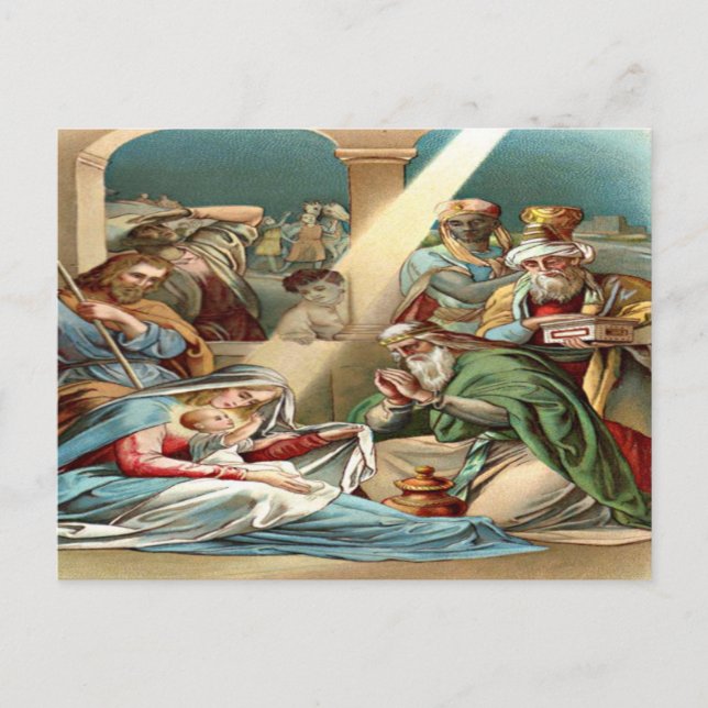 carte postale de bébé jésus (Devant)