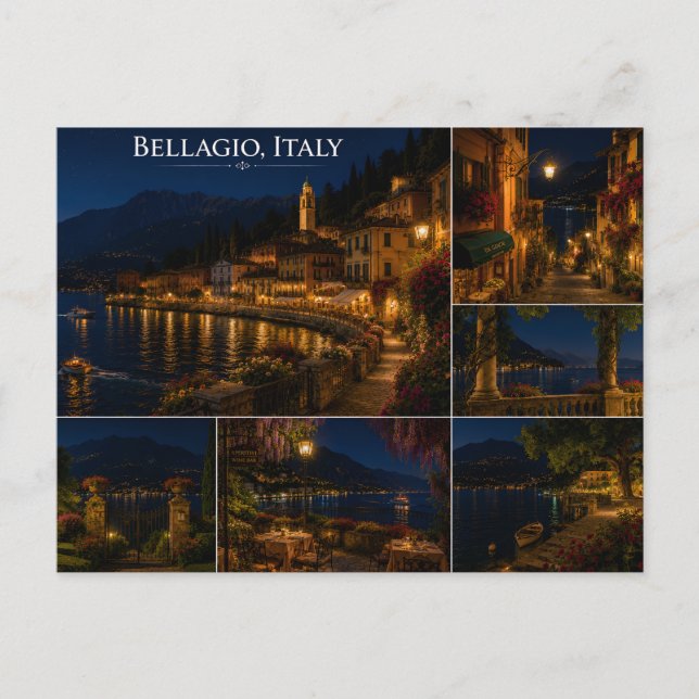 Carte postale de Bellagio Italie (Devant)