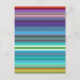 Carte Postale de belles rayures colorées