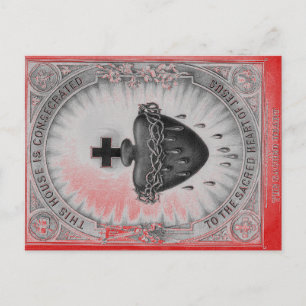 Carte postale de bénédiction de la maison