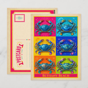 Carte postale de Bethany Beach Delaware Peach Vint