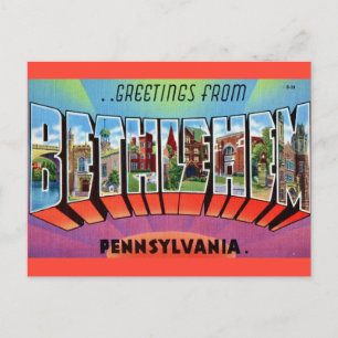 Carte postale de Bethlehem PA