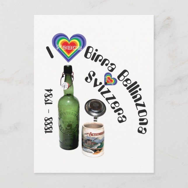 Carte postale de Birra Bellinzone (Devant)