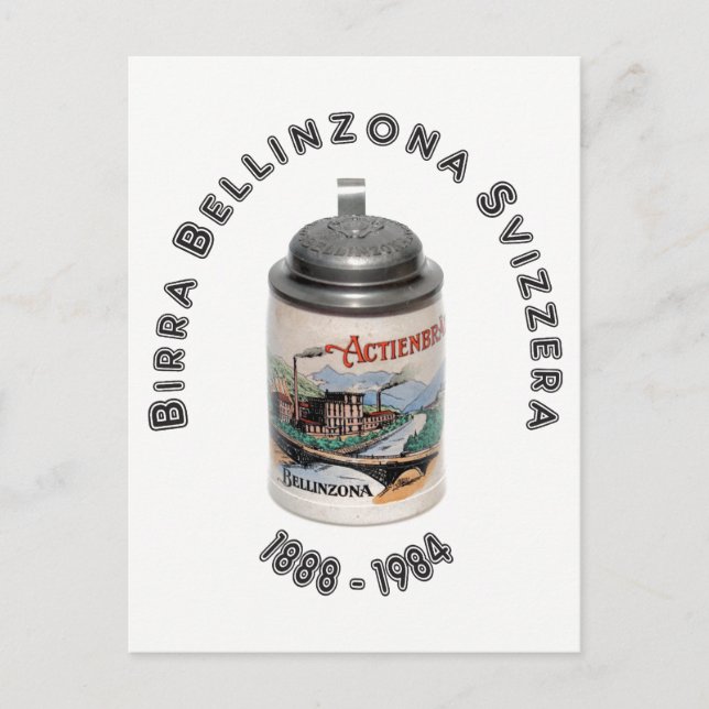 Carte postale de Birra Bellinzone (Devant)