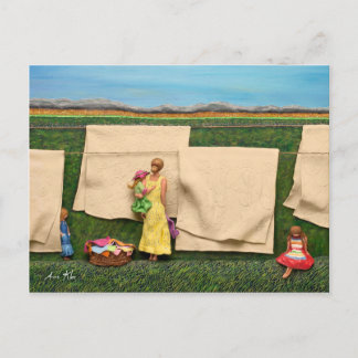 Carte postale de blanchisserie