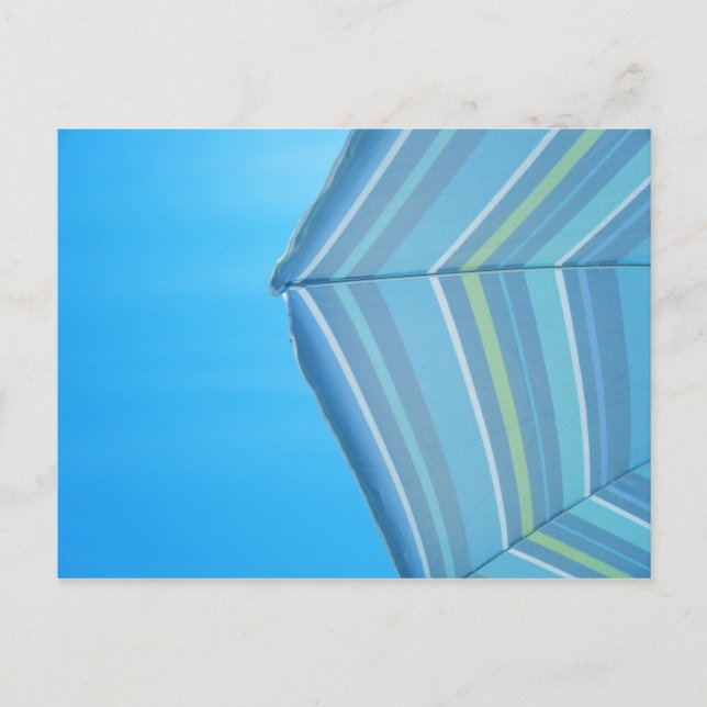 Carte postale de bleus de parapluie (Devant)