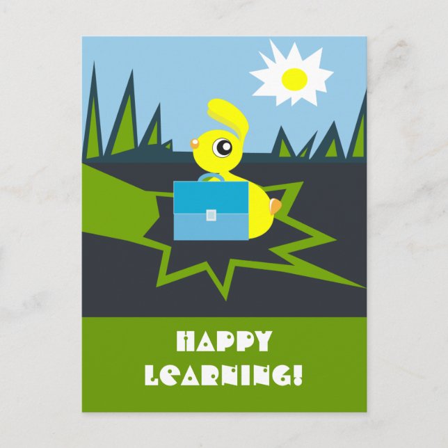 Carte postale de bon apprentissage (Devant)