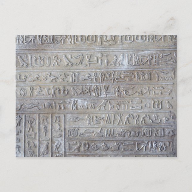 carte postale de bonne chance de sortilège égyptie (Devant)