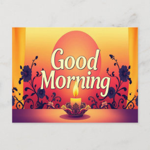 Carte postale de bonne matinée